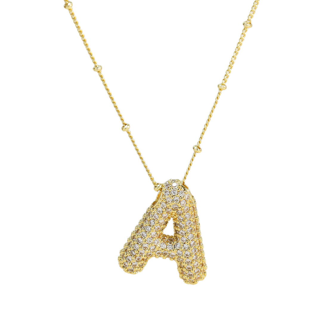 Jumbo letter A necklace