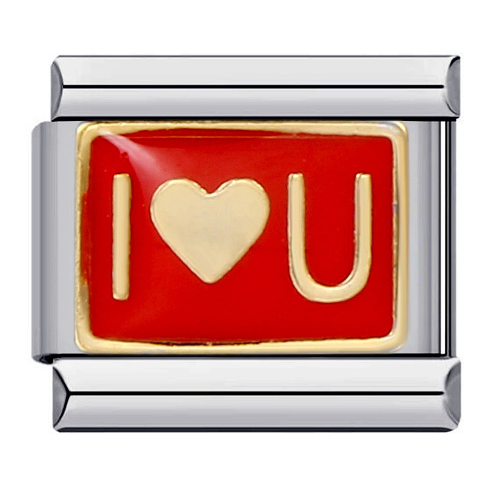 I love you italian charm