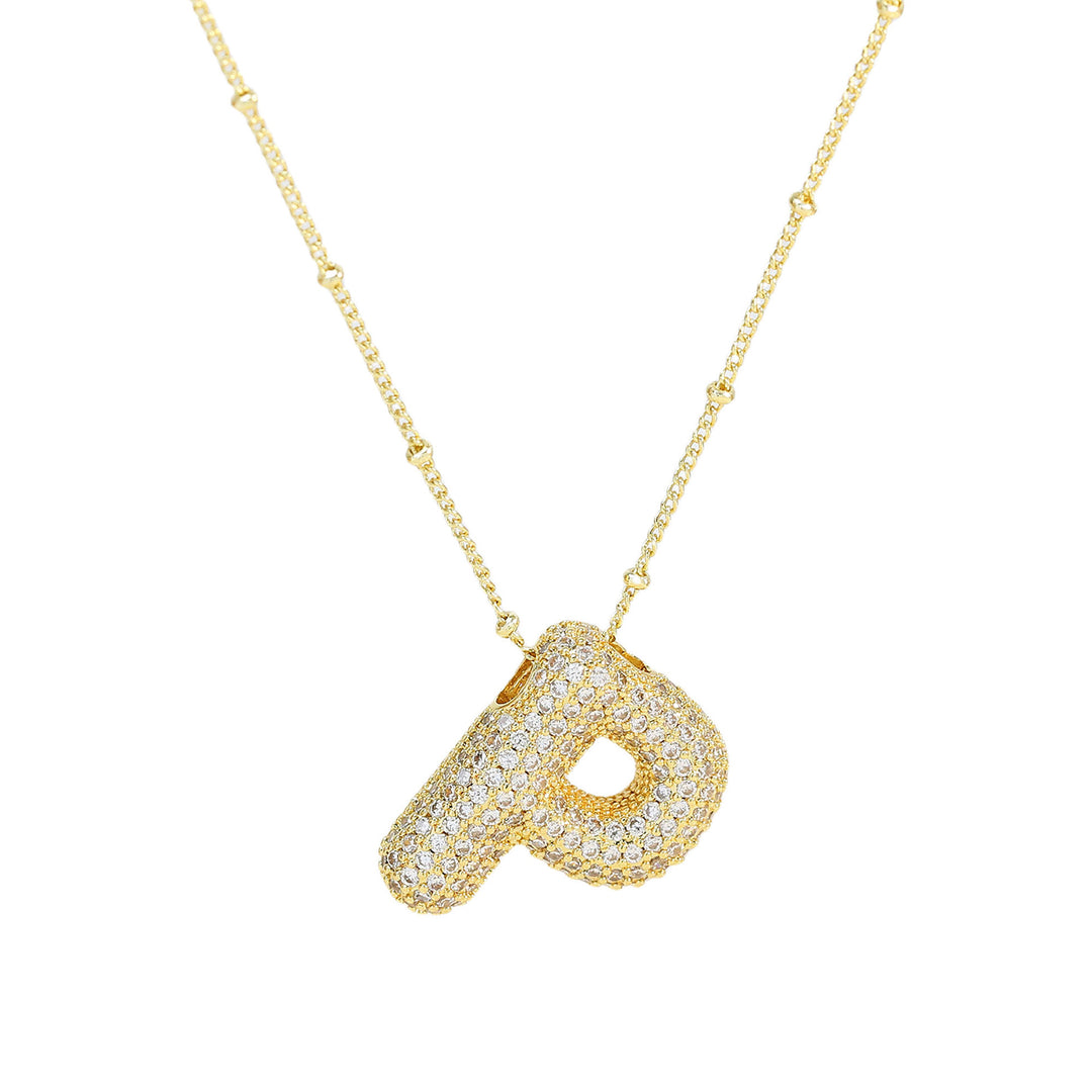 Jumbo letter P necklace