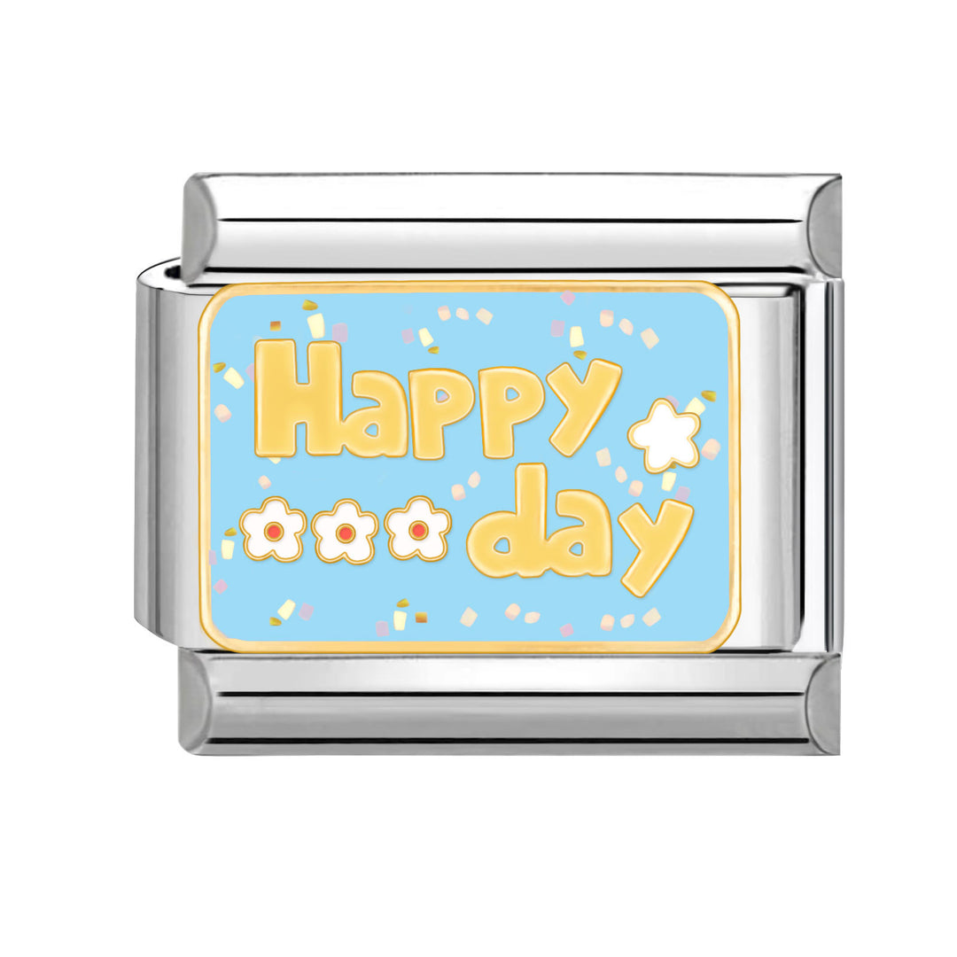 Happy day italian charm