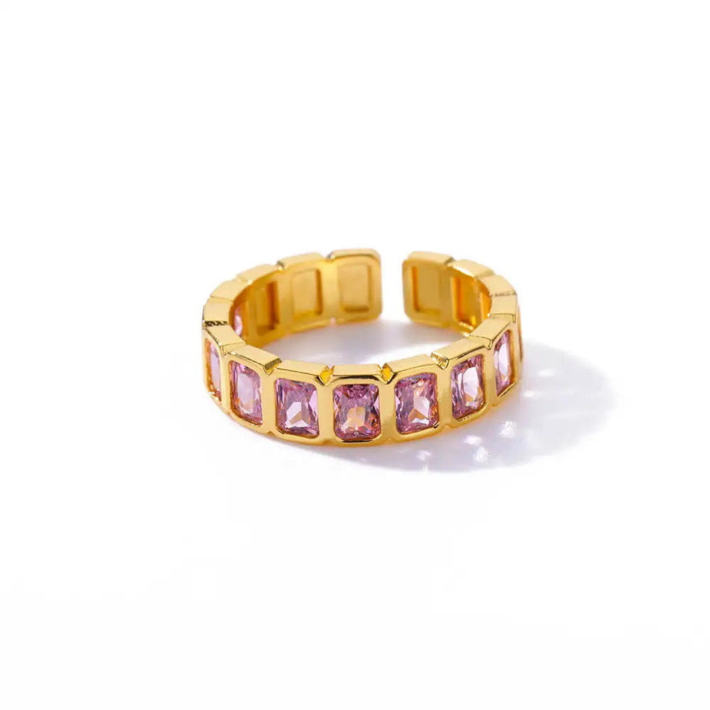 Stoned Ring Pink