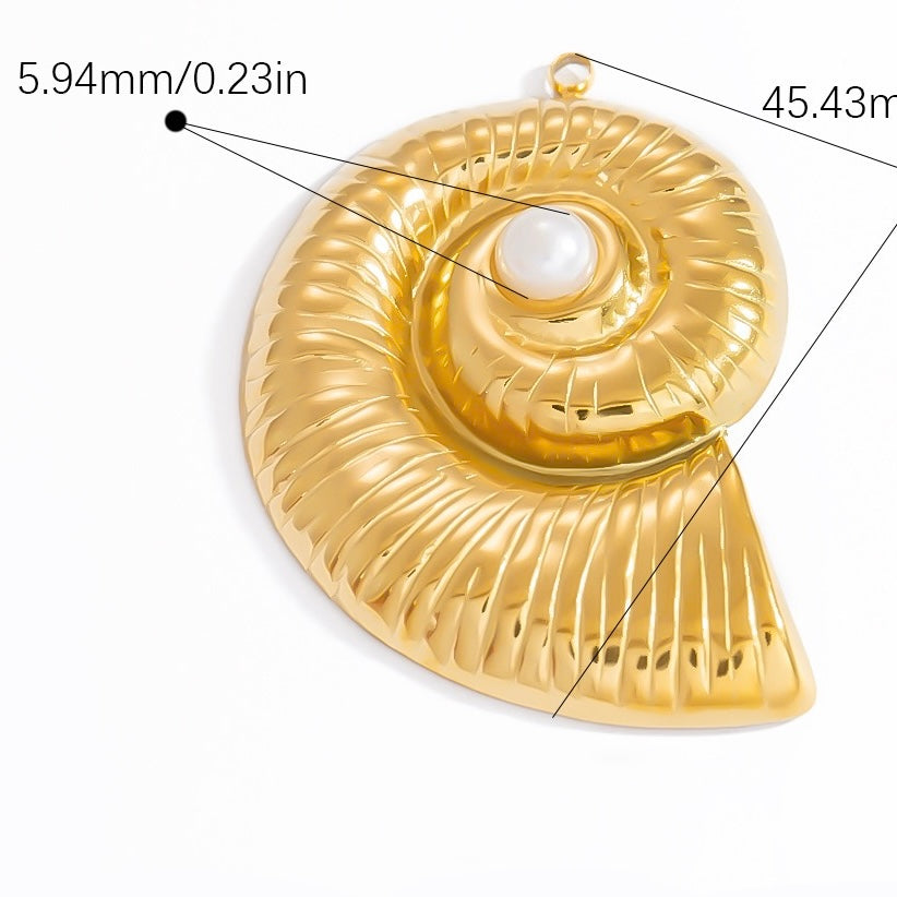 Big coquillage charm