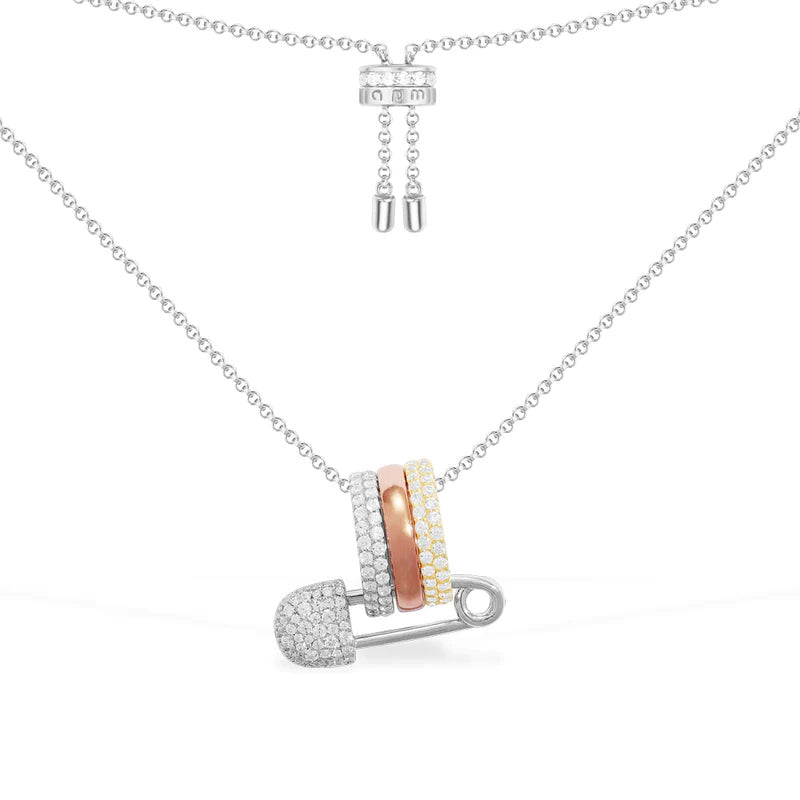Pin necklace -LUXE