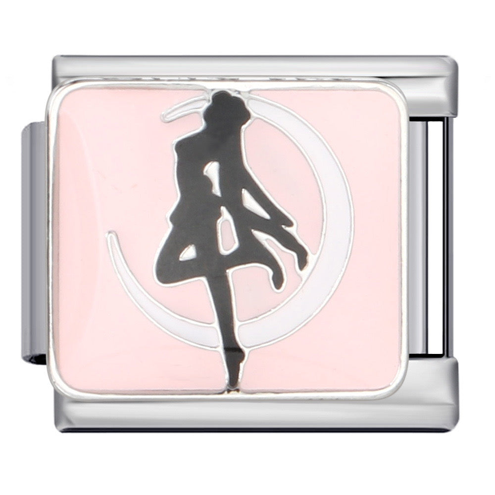 Dancing moon fairy Italian charm
