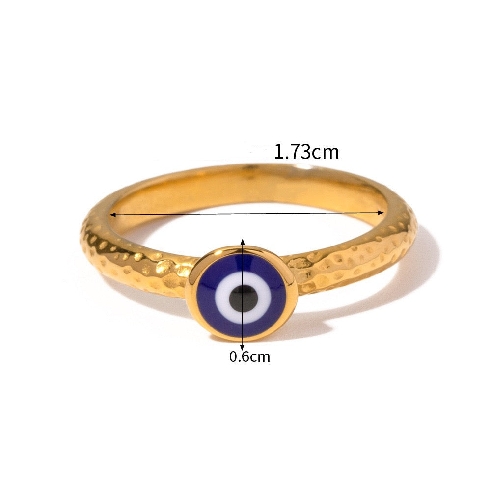 Evil eye ring