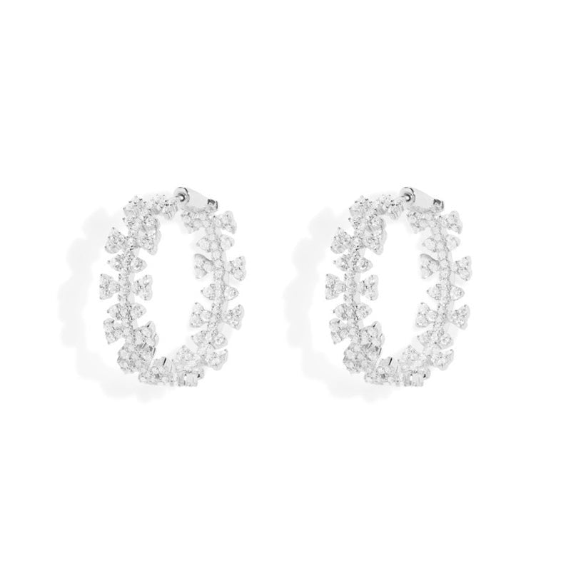 Royal hoop earrings -LUXE