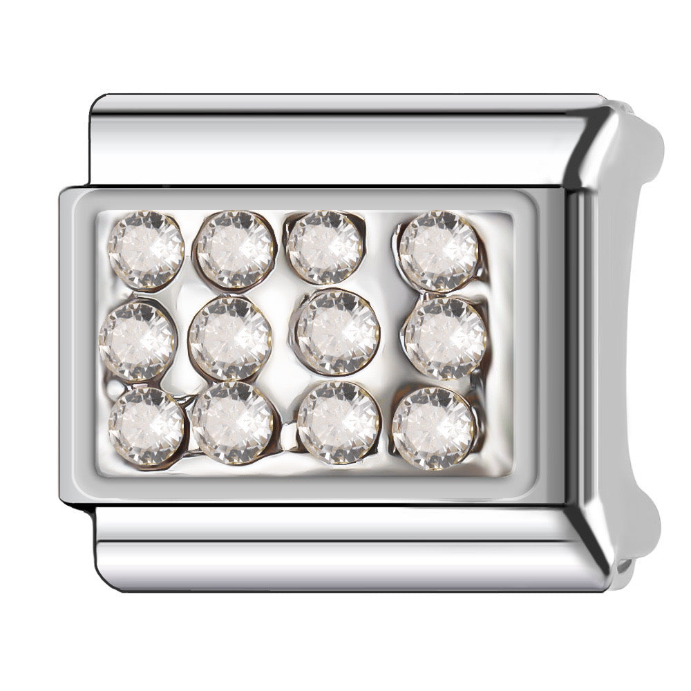 Gemma silver italian charm silver