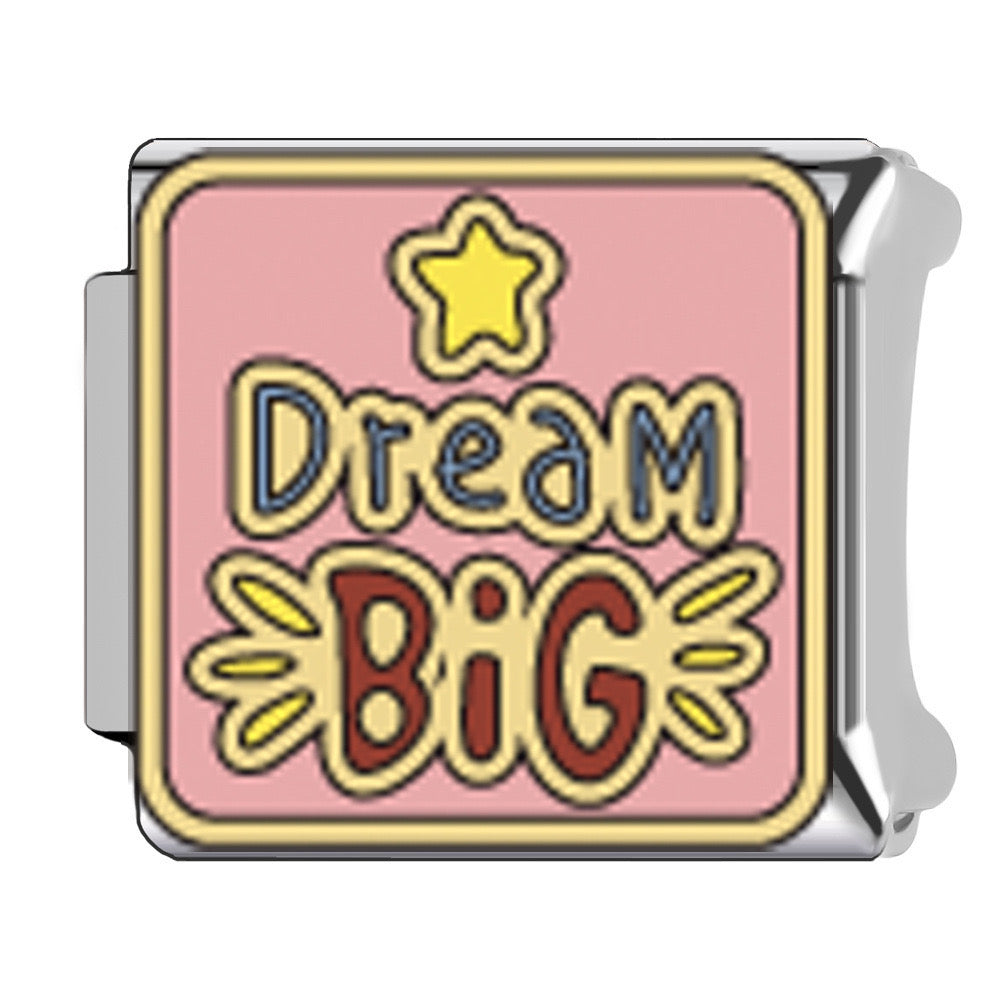 Dream big italian charm