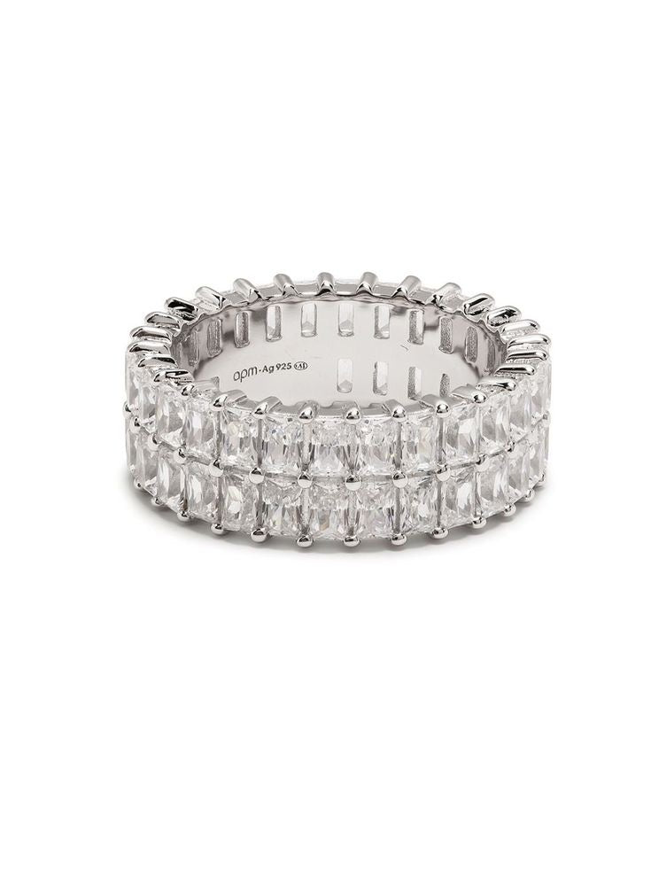 Baguette double ring -LUXE