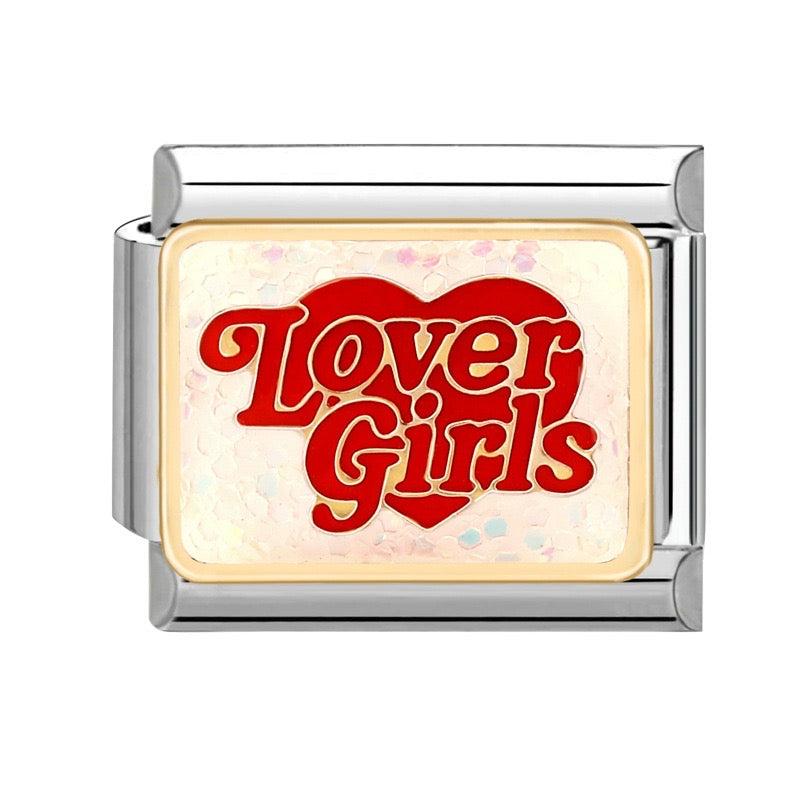 Lover girls italian charm