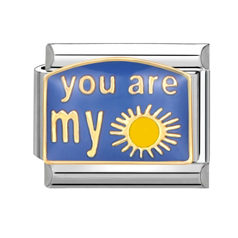 You are my sunshine italian charm