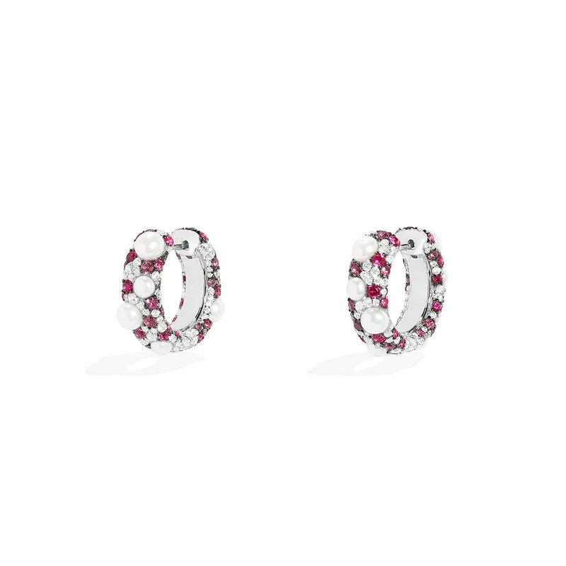 Bubble hoop earrings -LUXE