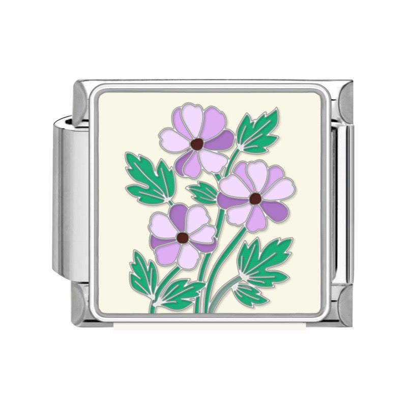 Purple garden italian charm