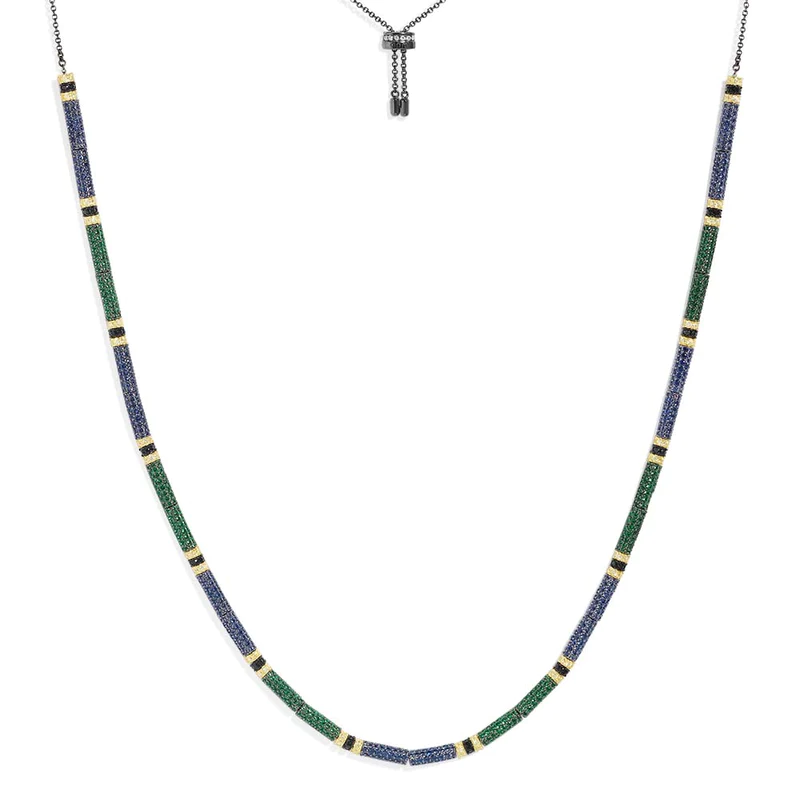 Animal print long necklace -LUXE
