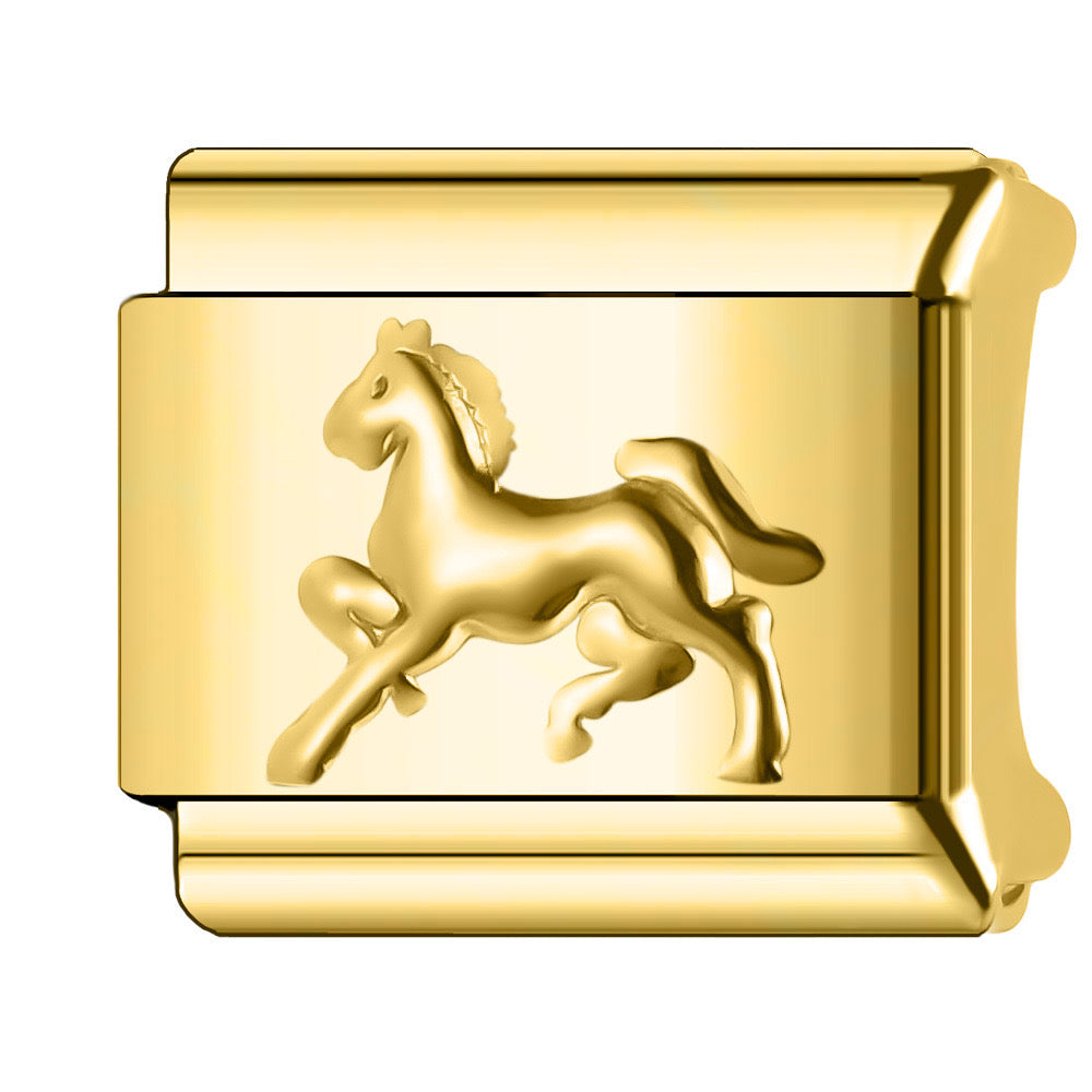 Horse italian charm