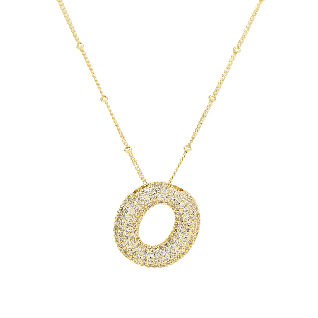Jumbo letter O necklace