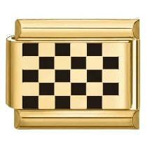 Black tiles italian charm