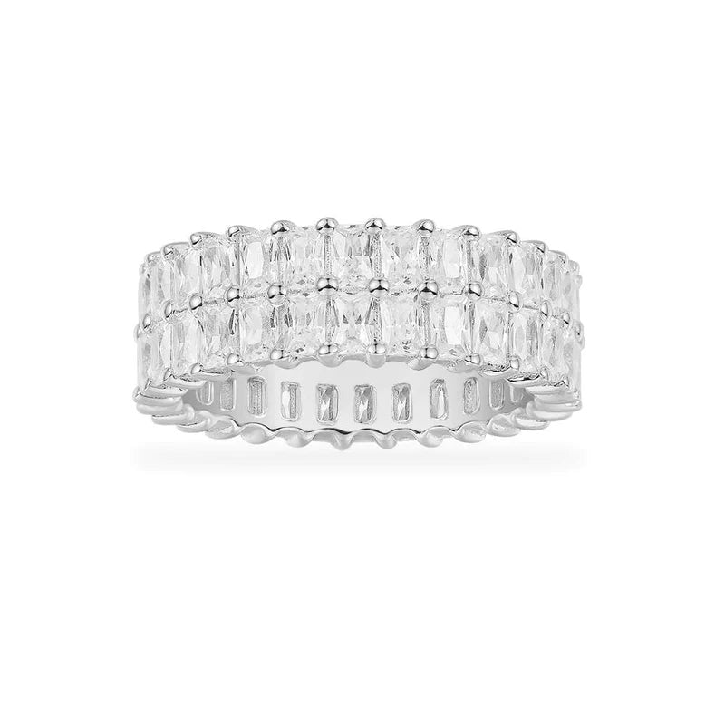 Square layered ring -LUXE