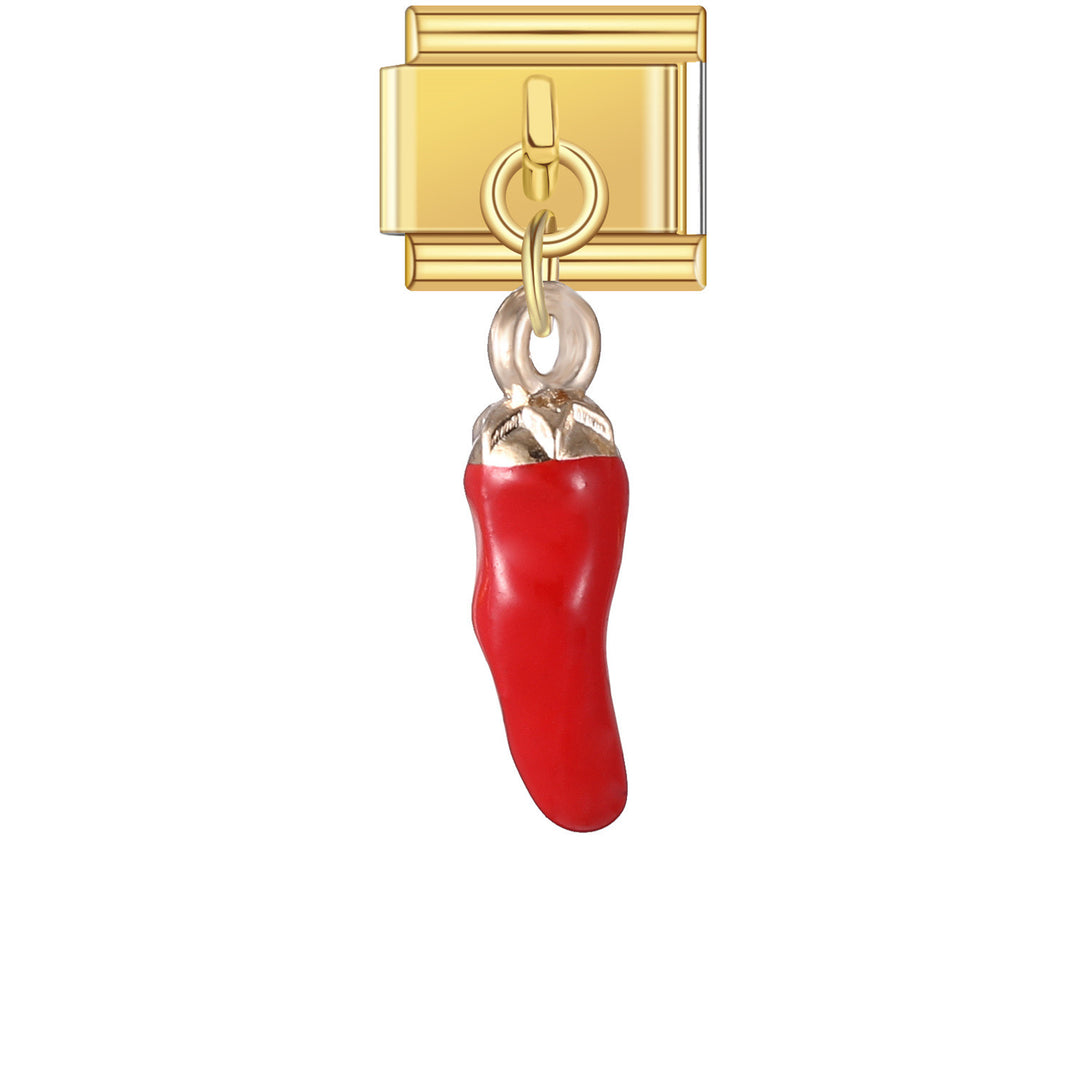 Chili pendant Italian charm