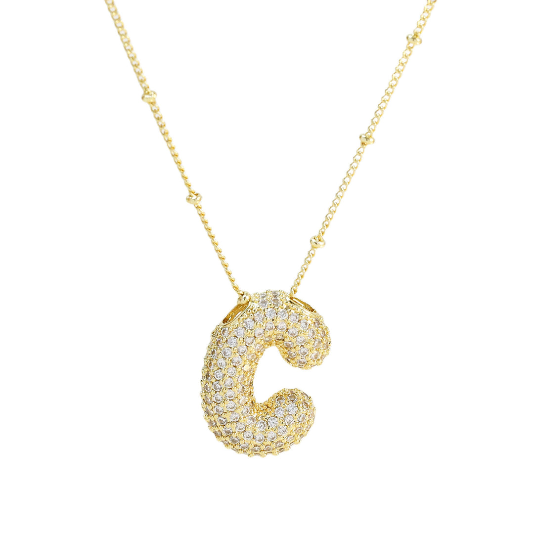 Jumbo letter C necklace