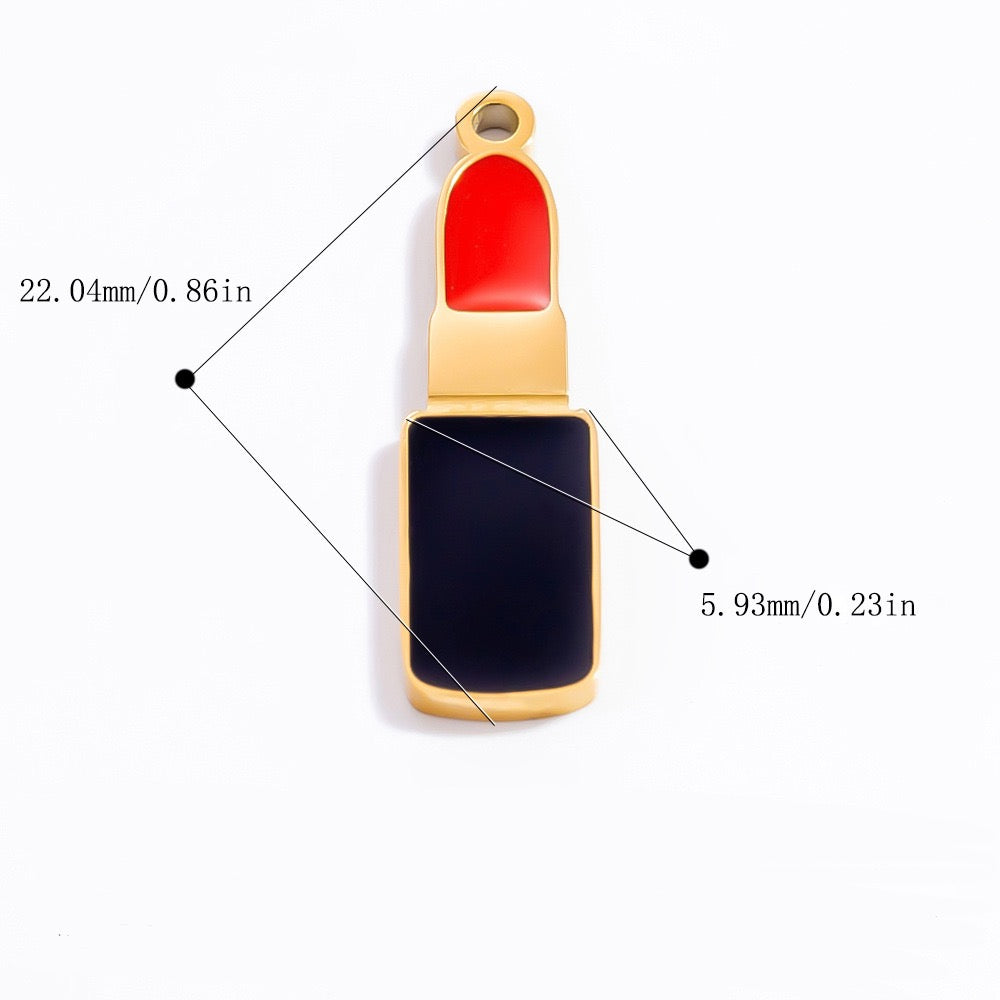 Lipstick charm