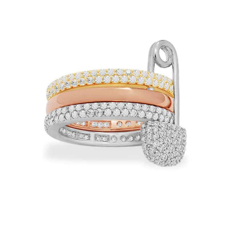Pin ring tricolor -LUXE