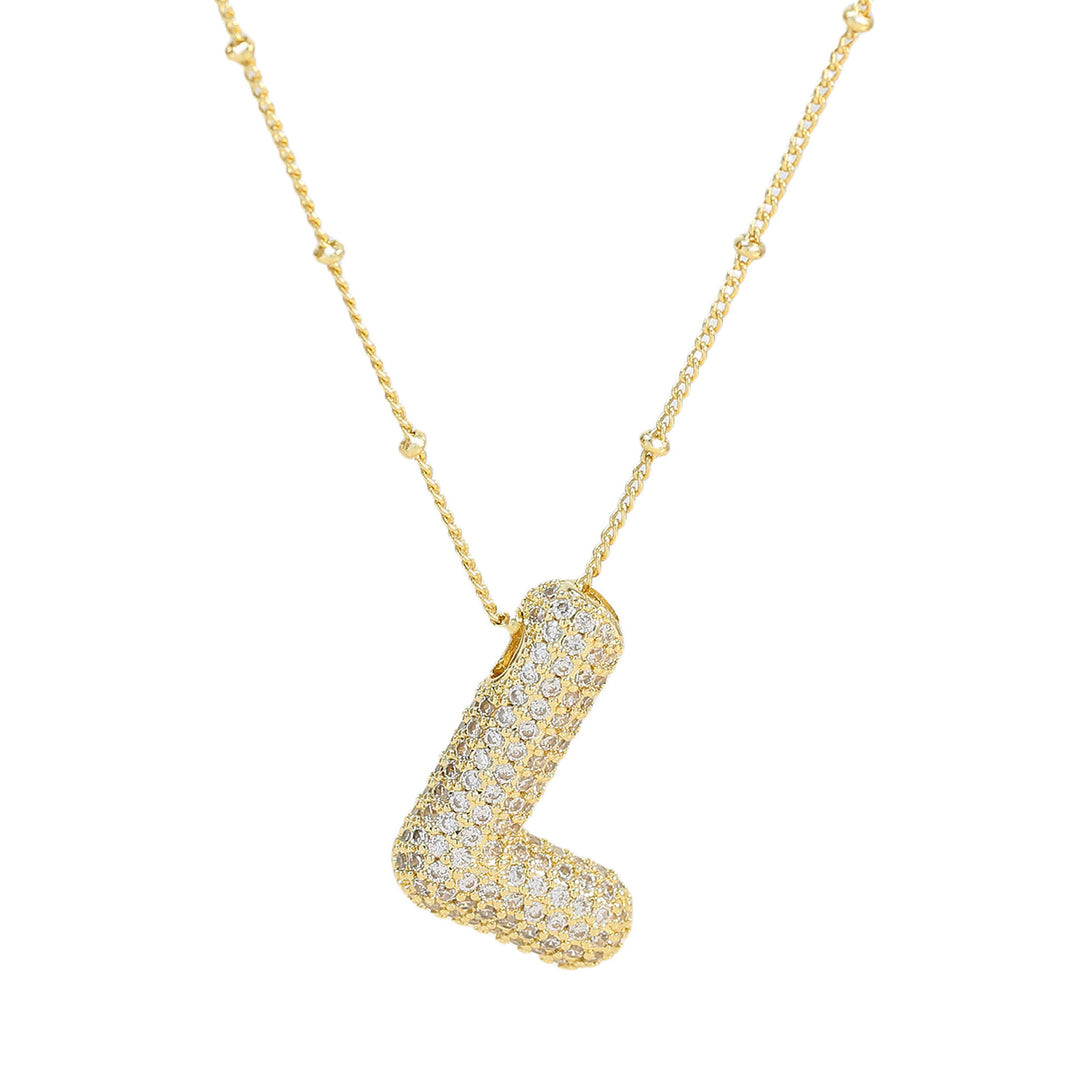 Jumbo letter L necklace
