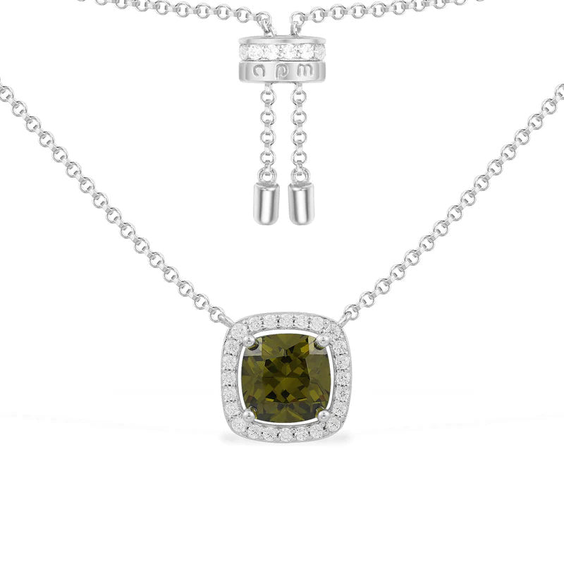 Olive necklace -LUXE