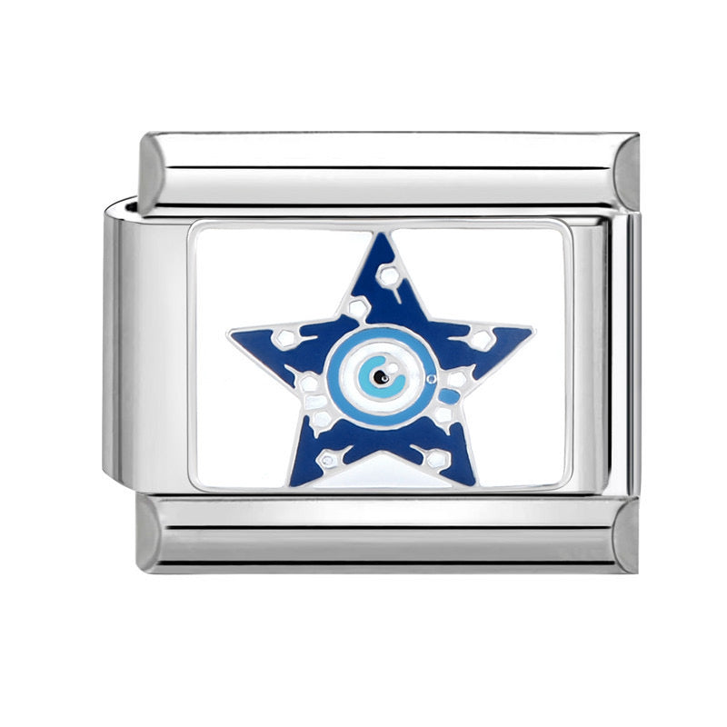 Star evil eye italian charm