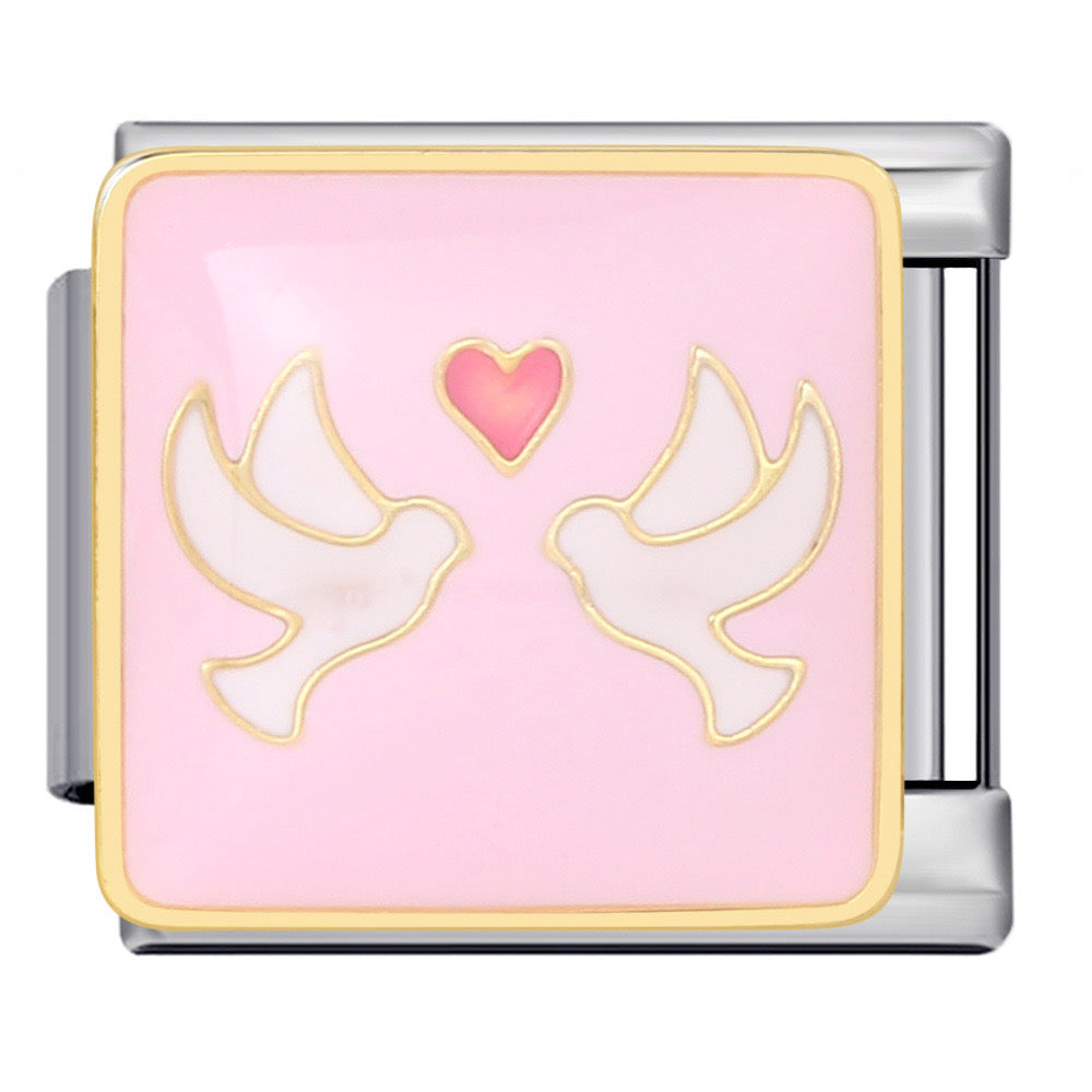 Love birds Italian charm