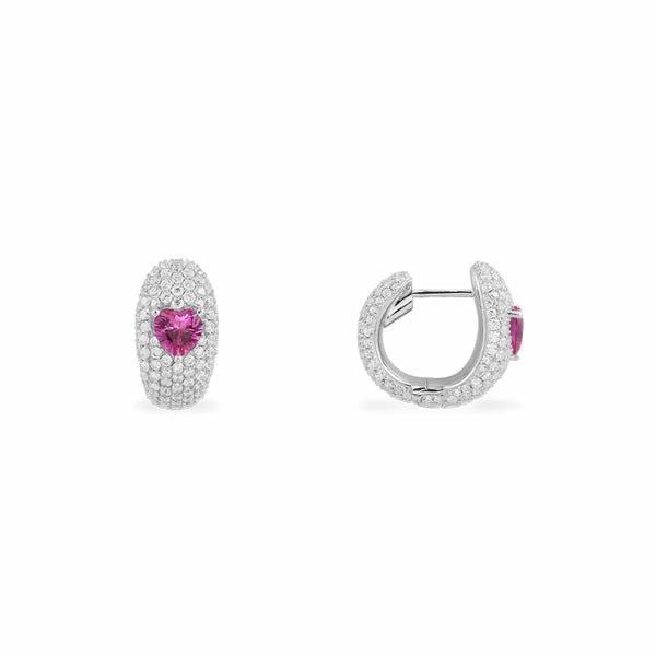 Eternelle pink earrings -LUXE