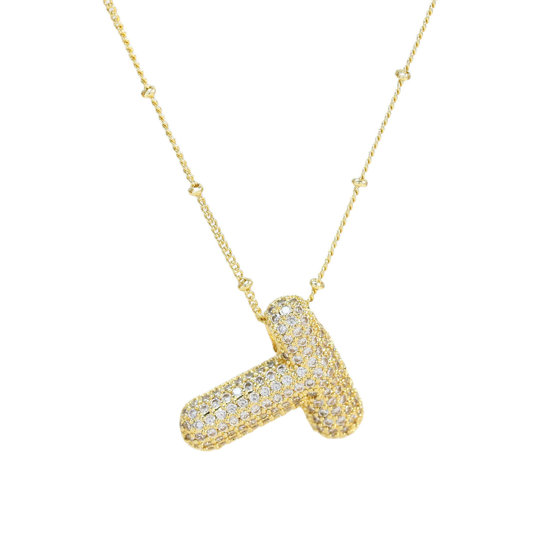 Jumbo letter T necklace