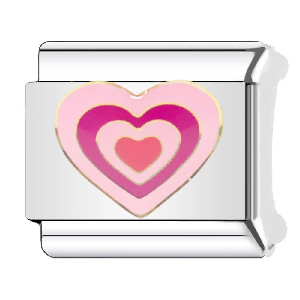 Barbie power heart Italian charm