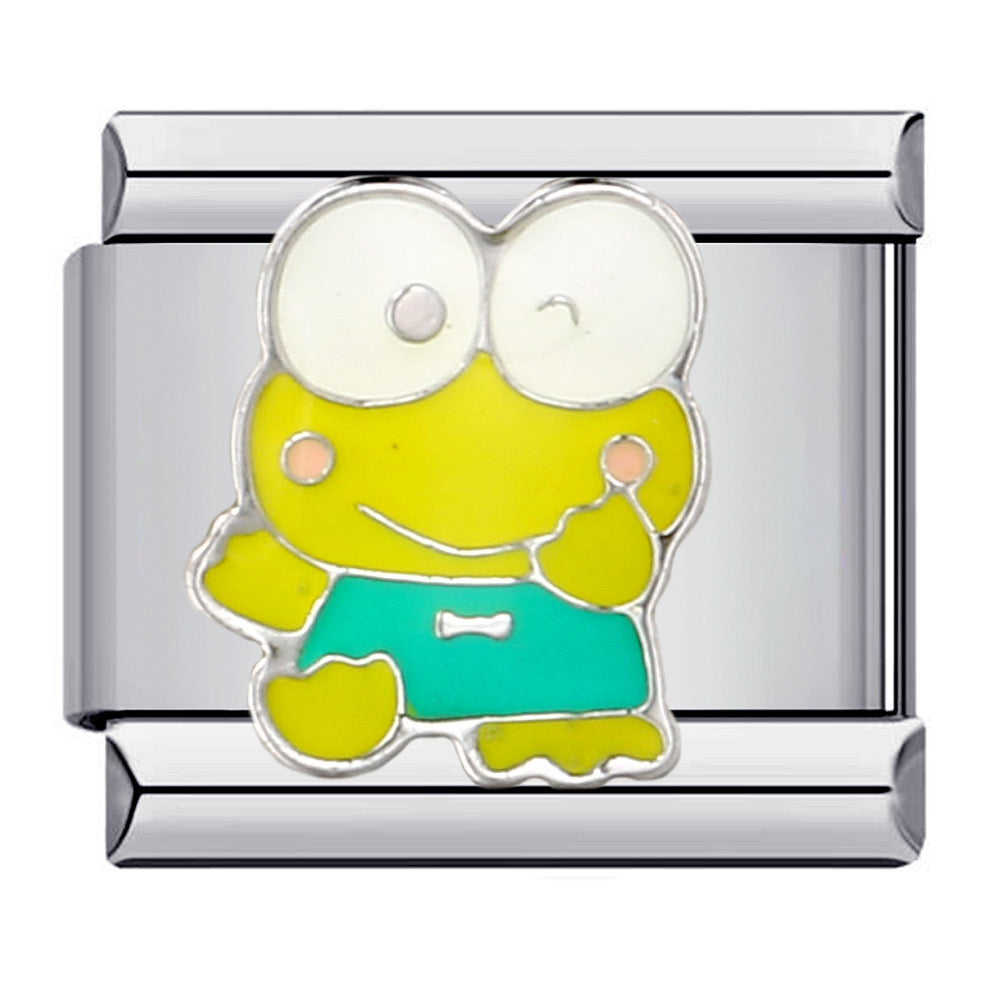 Happy frog italian charm