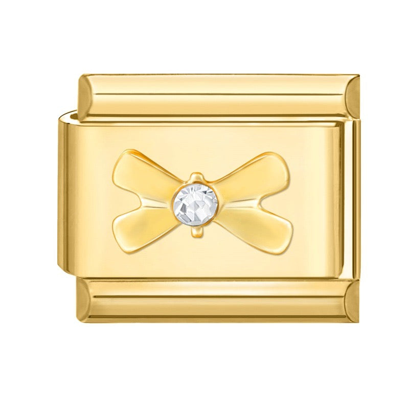 Dainty bow italian charm