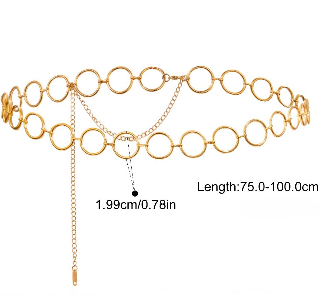 Icon belly chain