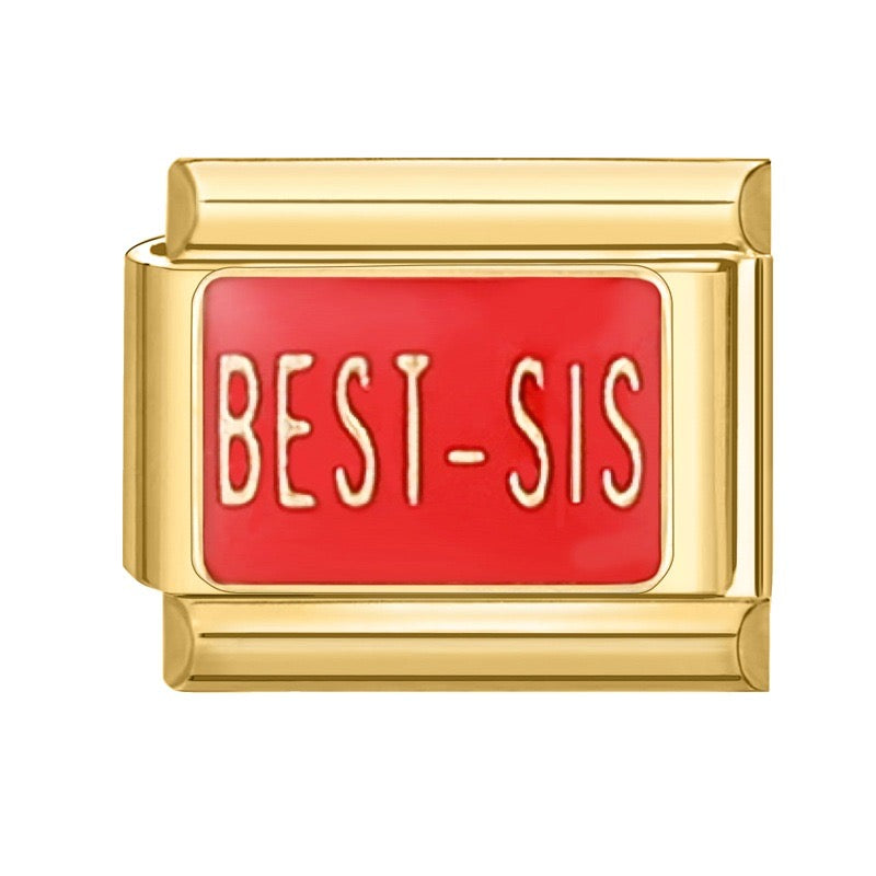 Best sis italian charm
