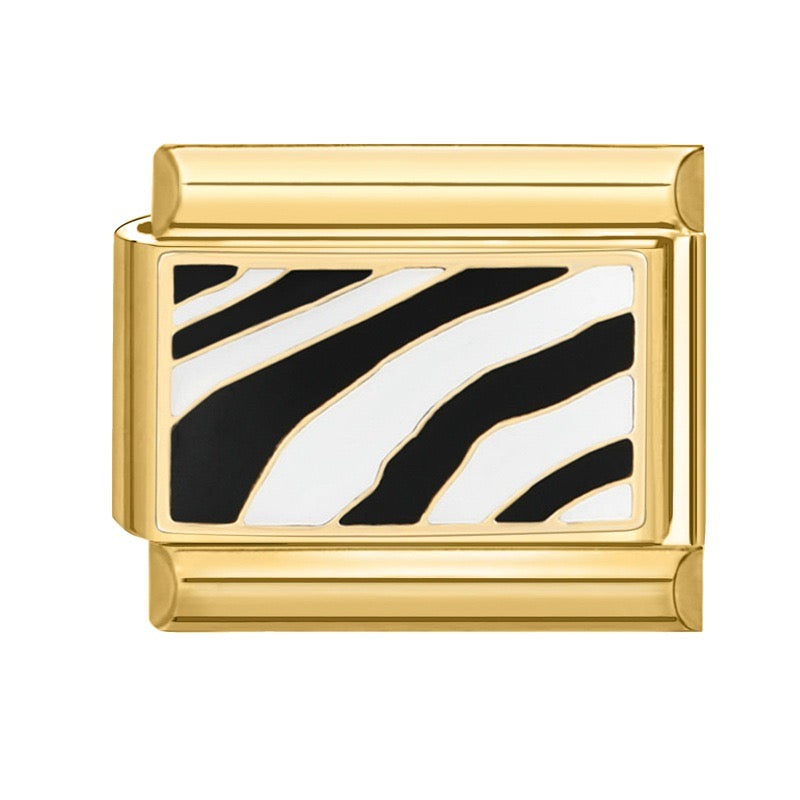 Zebra italian charm