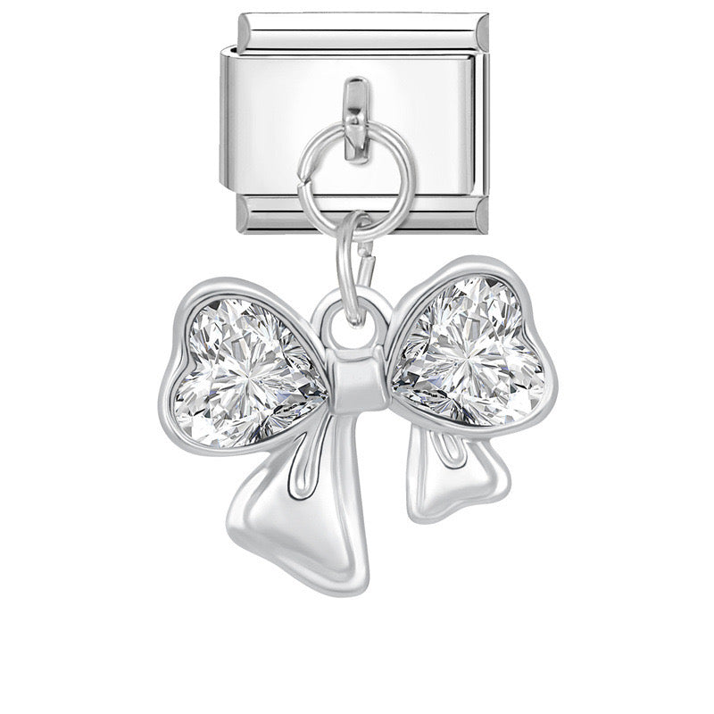 Bow pendant Italian charm