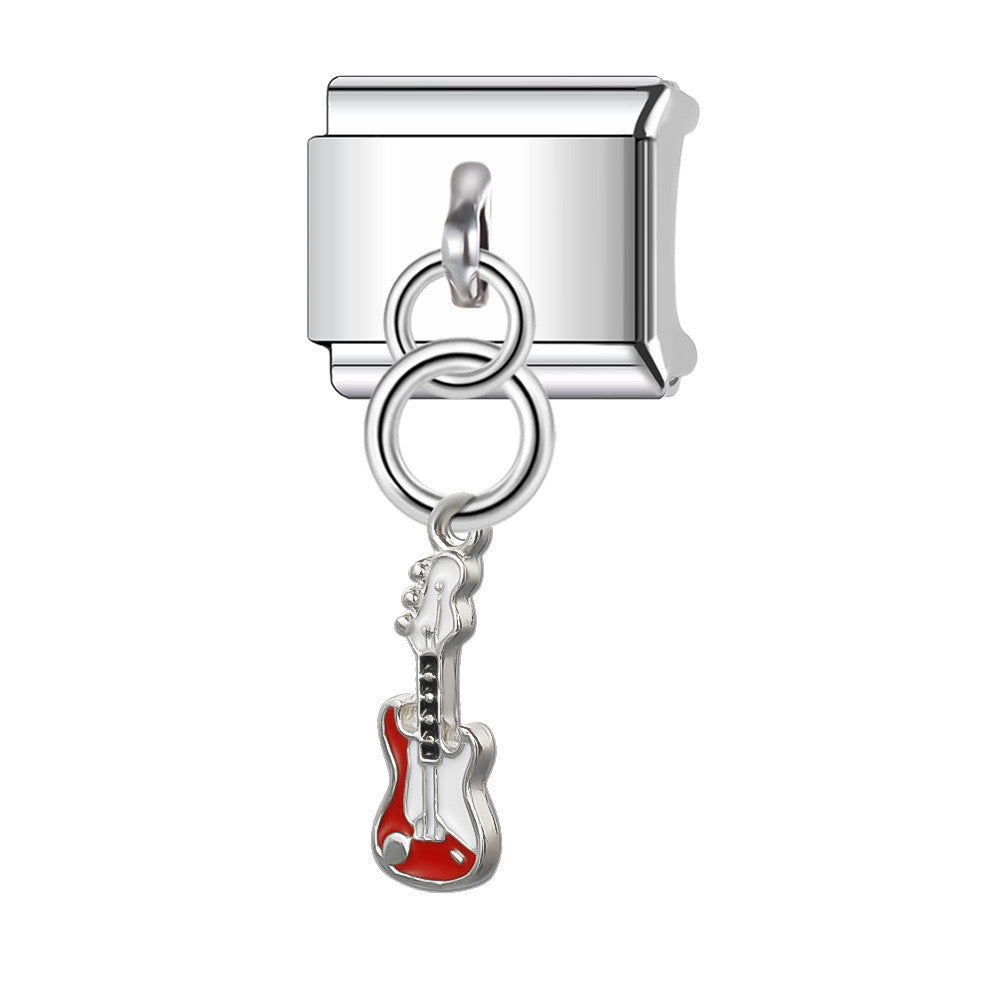 Guitar pendant italian charm
