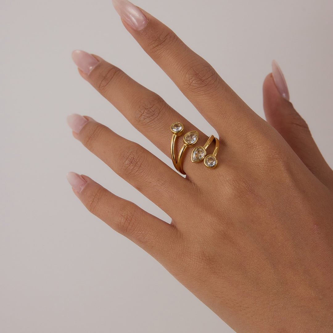 Axis wrapped ring