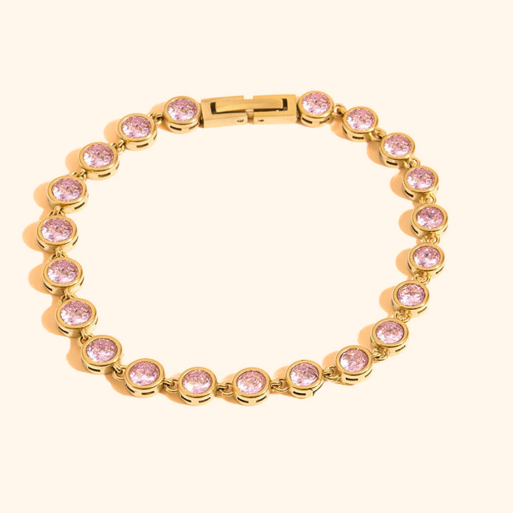 Pink bubble bracelet