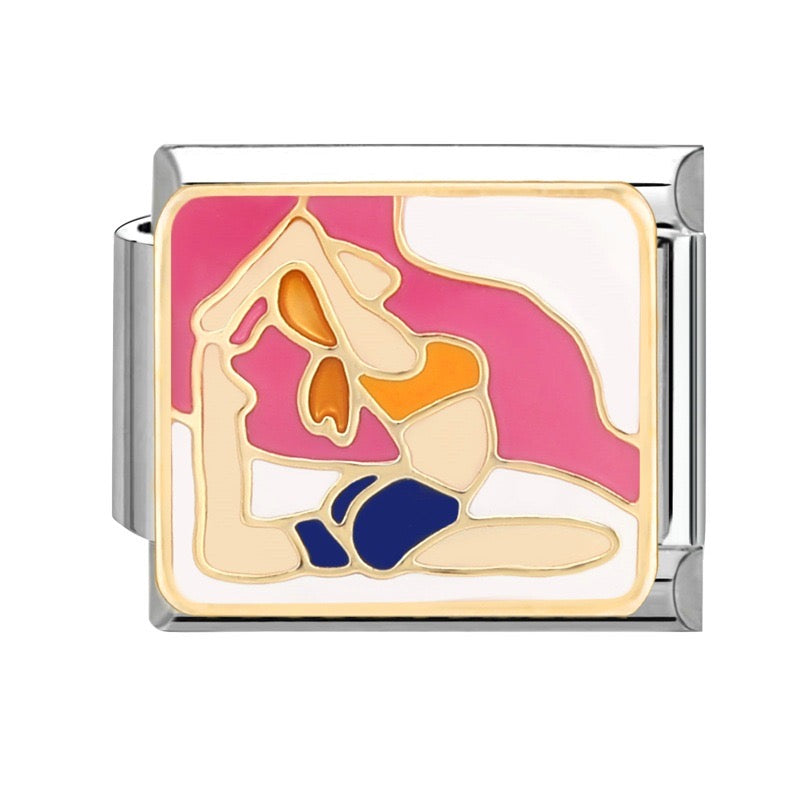 Yoga girly italian charm