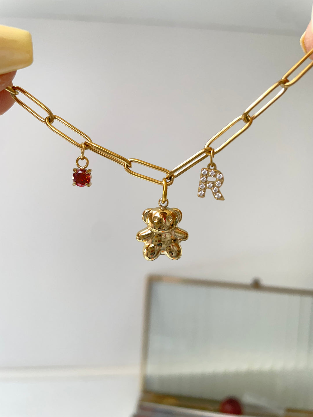 Small birthstone charm