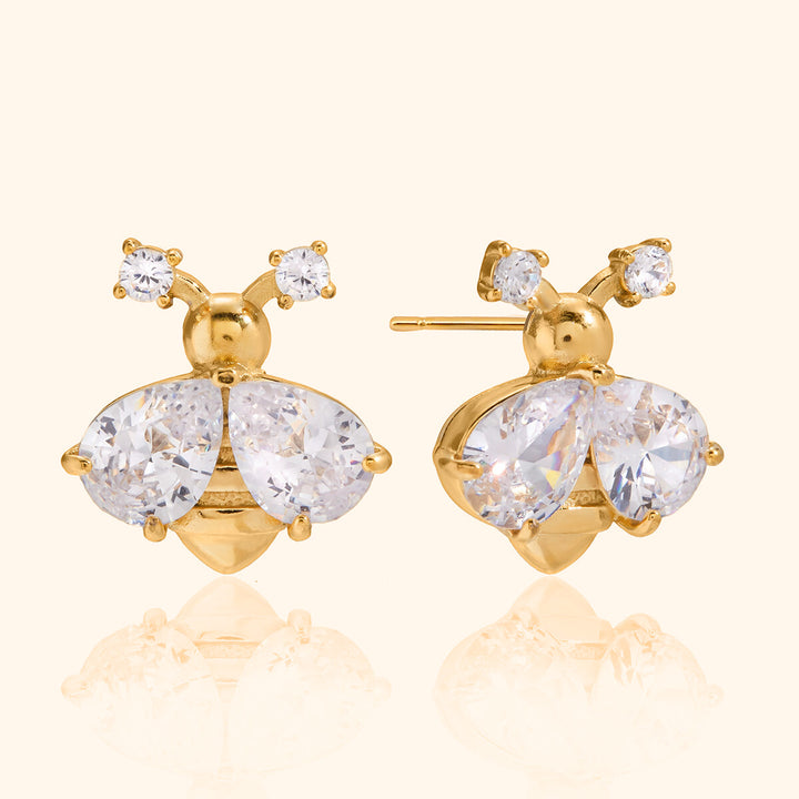 Bee dainty earrings