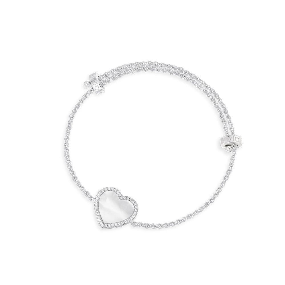 Medium pure heart bracelet -LUXE