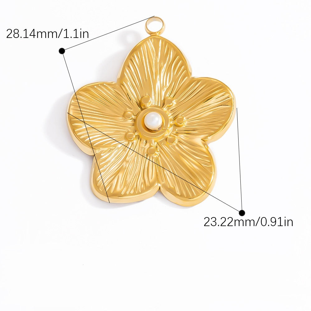 Big flower charm