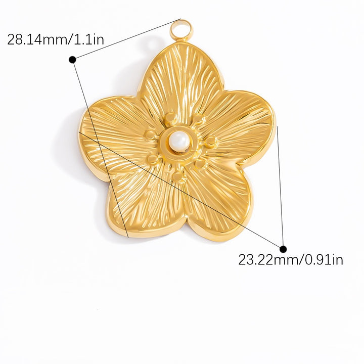 Big flower charm