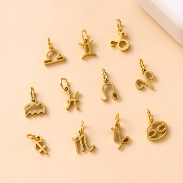 Zodiac sign charms