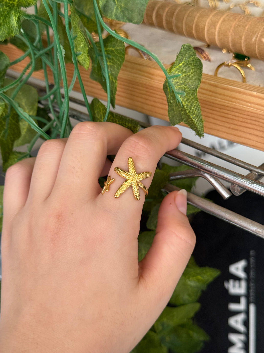 Starfish open ring